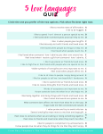 Five Love Languages - Budget Besties